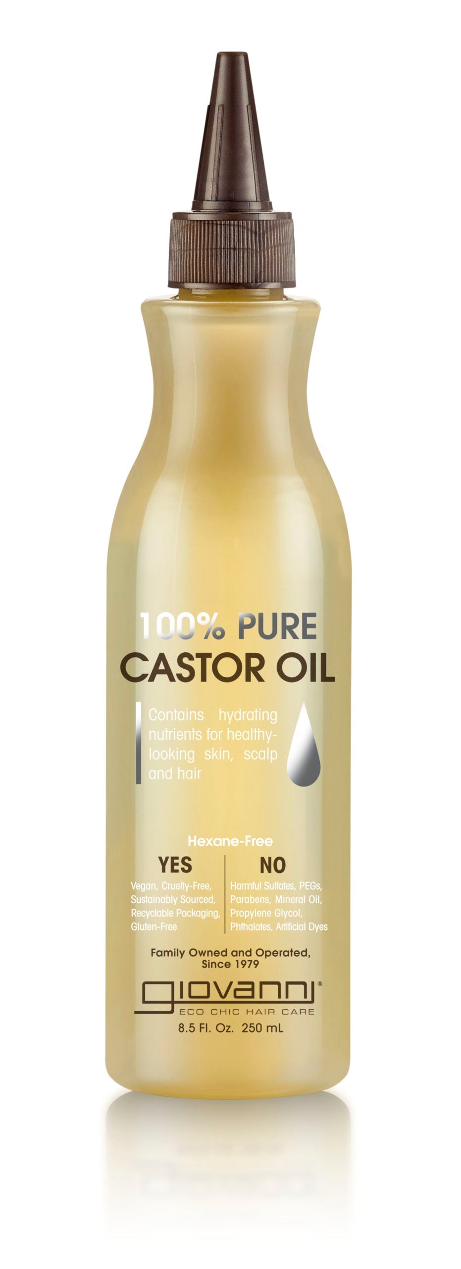 Giovanni Castor Oil 100% Pure 250ml
