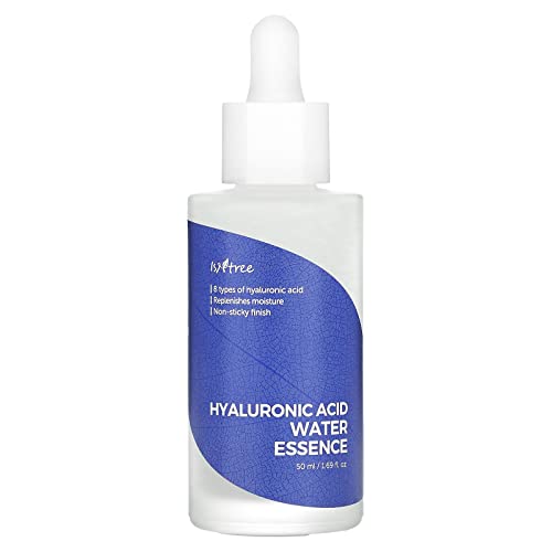 ISNTREE Hyaluronic Acid Water Essence 50ml 1.69 fl.oz | Water Serum | Replenishes moisture | Non-sticky finish