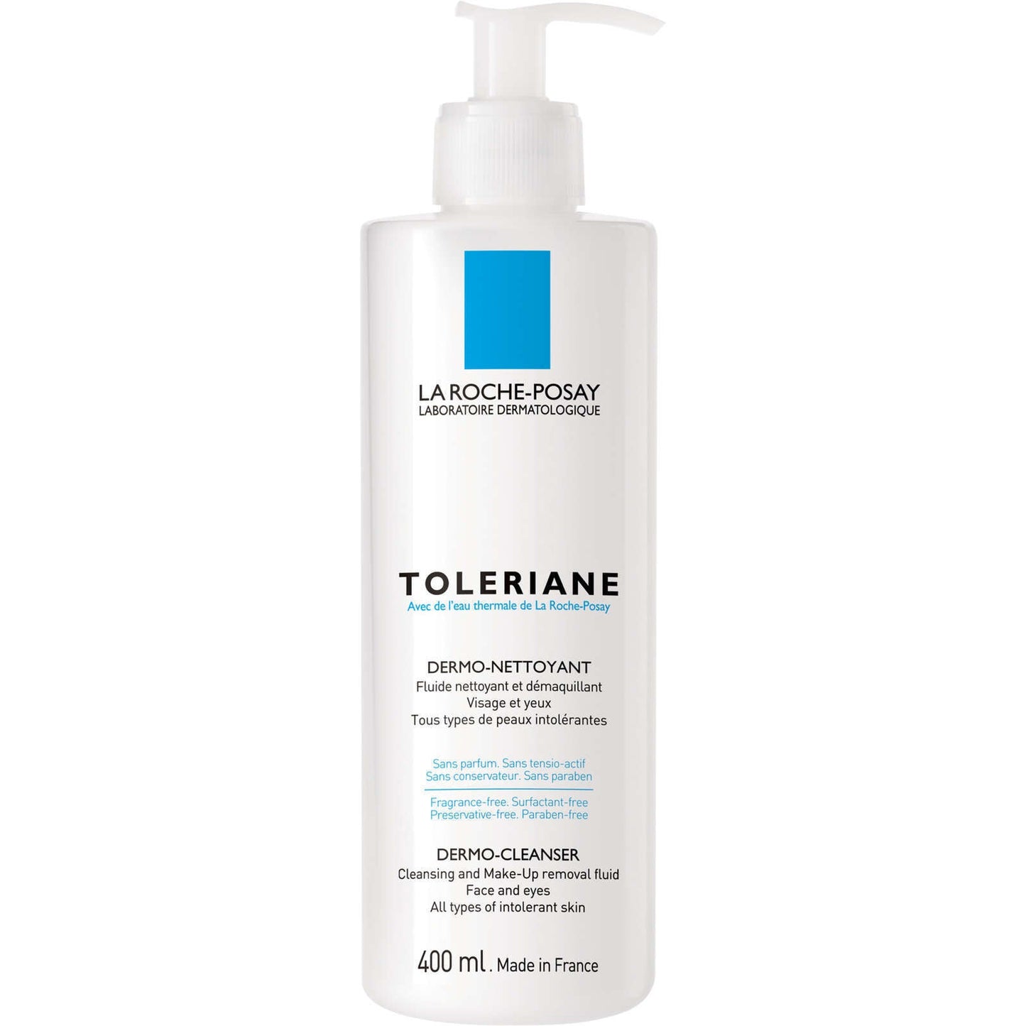 La Roche-Posay Toleriane Dermo-Cleanser No-Rinse Facial Makeup Remover 400ml NEW