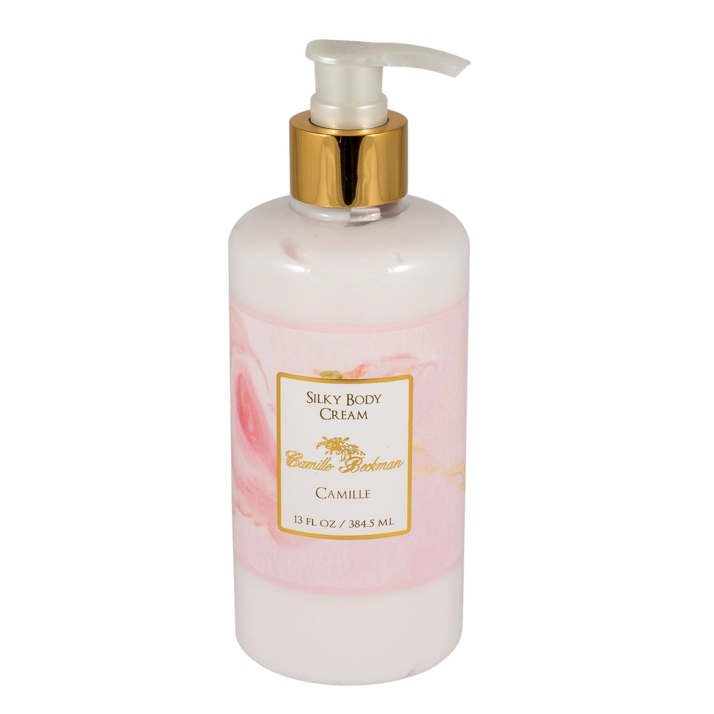 Camille Beckman Camille Scented Silky Body Cream, Daily Moisturizer for All Skin Types, Non-Greasy Vegan Formula to Nourish and Soften Hands and Body, 13 Ounce