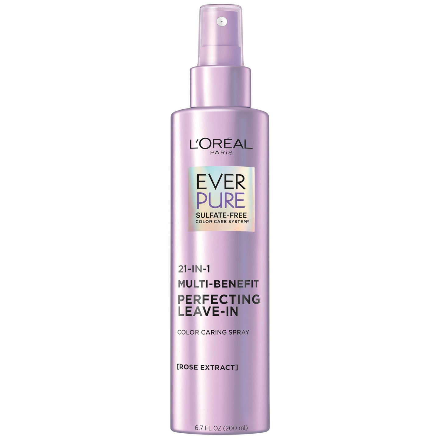 L’Oréal Paris 21-in-1 Leave In Conditioner Spray, Sulfate Free, Vegan, EverPure 6.8 fl oz - packaging may vary