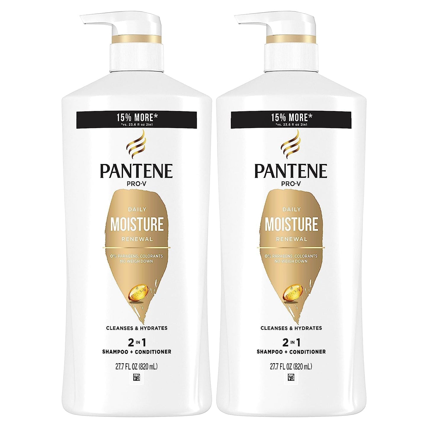 Pantene Shampoo and Conditioner Set with Hair Treatment - Pro-V Nutrients for Dry, Color-Treated Hair, Long-Lasting Nourishment & Hydration, Antioxidant-Rich, Long-Lasting Softness & Shine, 3 Pieces
