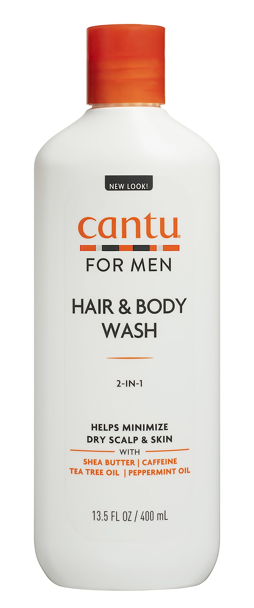 Cantu Mens 3-In-1 Shampoo Conditioner Bodywash 13.5 Ounce (400ml) (3 Pack)