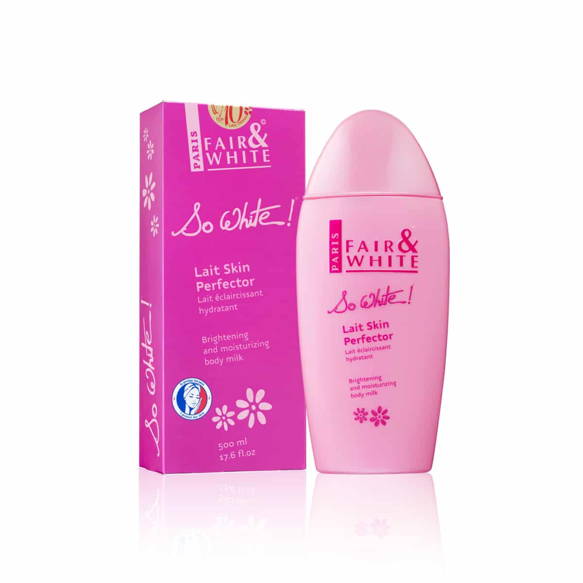 Fair & White So White Skin Perfector Brightening Body Milk 500ml