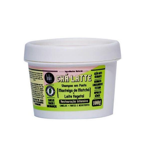 Latte Tea Matchá Butter Vegetal Milk Restore Paste Shampoo 100g - Lola Cosmetics