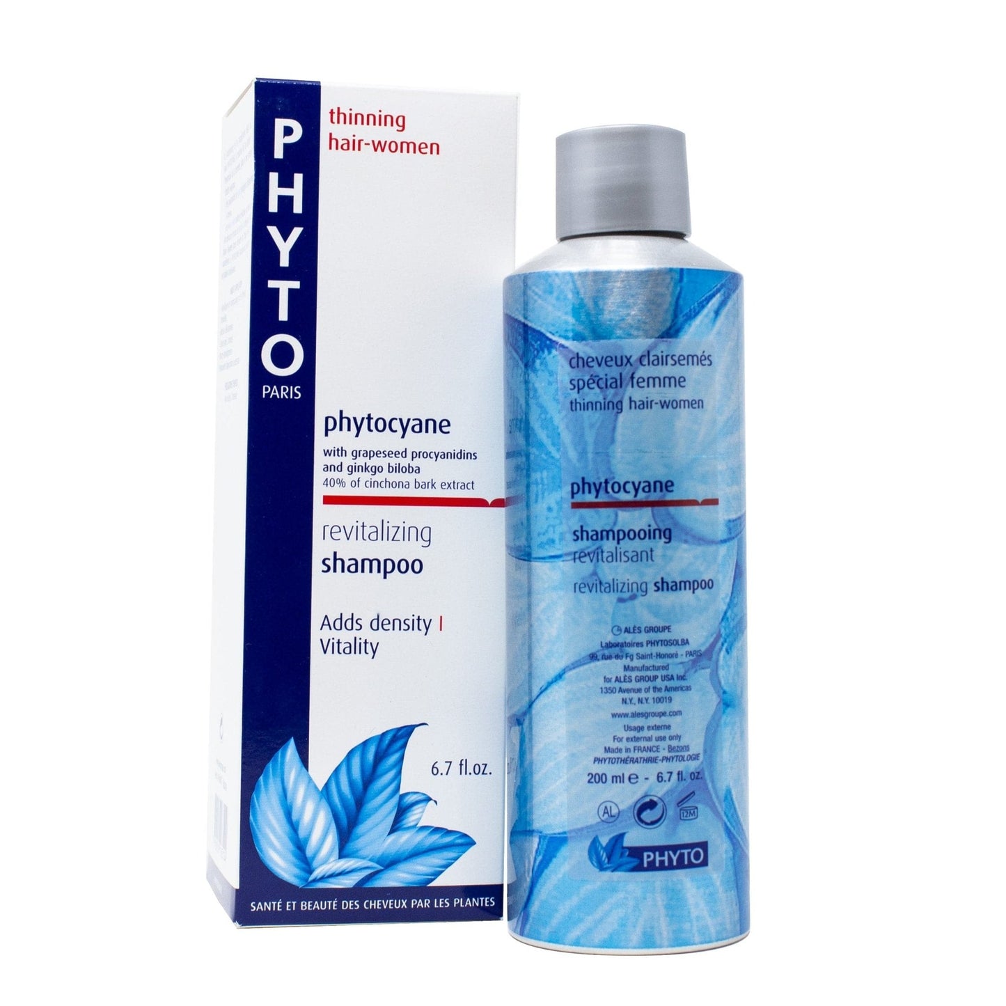 Phytocyane revitalizing shampoo 200ml / 6.7oz