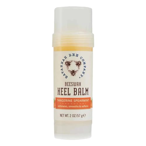 Savannah Bee Company Beeswax Heel Balm - Foot Balm for Cracked Heels with Tangerine Fragrance