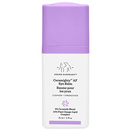 Drunk Elephant Ceramighty AF Eye Balm – Soothing, Strengthening Under Eye Cream, .5 Fl Oz, 1