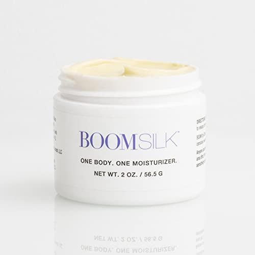 BOOM! by Cindy Joseph Boomsilk - Creamy, All-natural Moisturizer for Dry Skin - Certified Organic - Face and Body Lotion for Mature Women - With Beeswax and Honey (2oz)