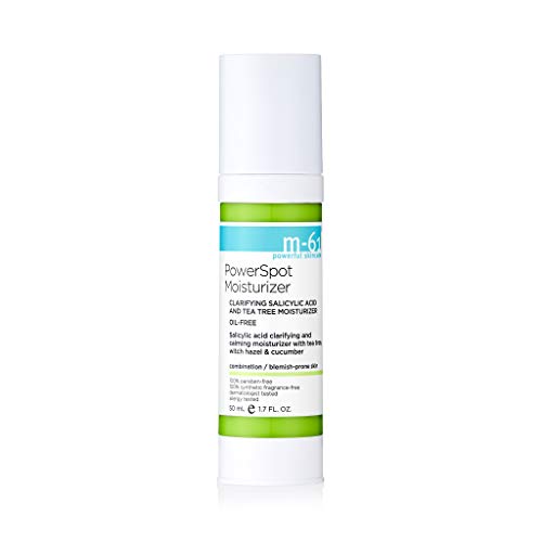 M-61 PowerSpot Moisturizer - Clarifying, hydrating and soothing oil-free moisturizer with salicylic, glycolic, witch hazel & tea tree