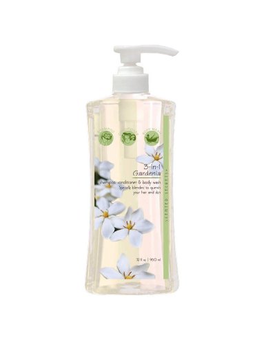 Scented Secrets 3 in 1 Shampoo, Conditioner and Body Wash, Gardenia, 32OZ