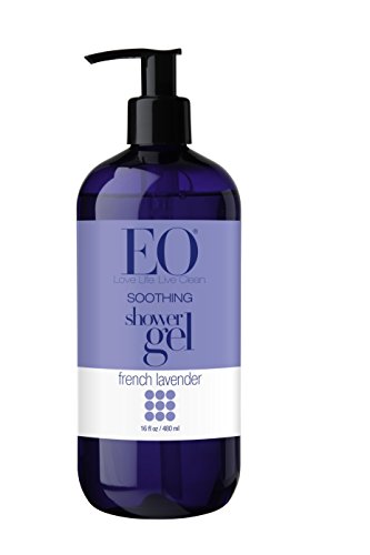 EO Shower Gel, French Lavender, 16-Ounce Bottles (Pack of 2)