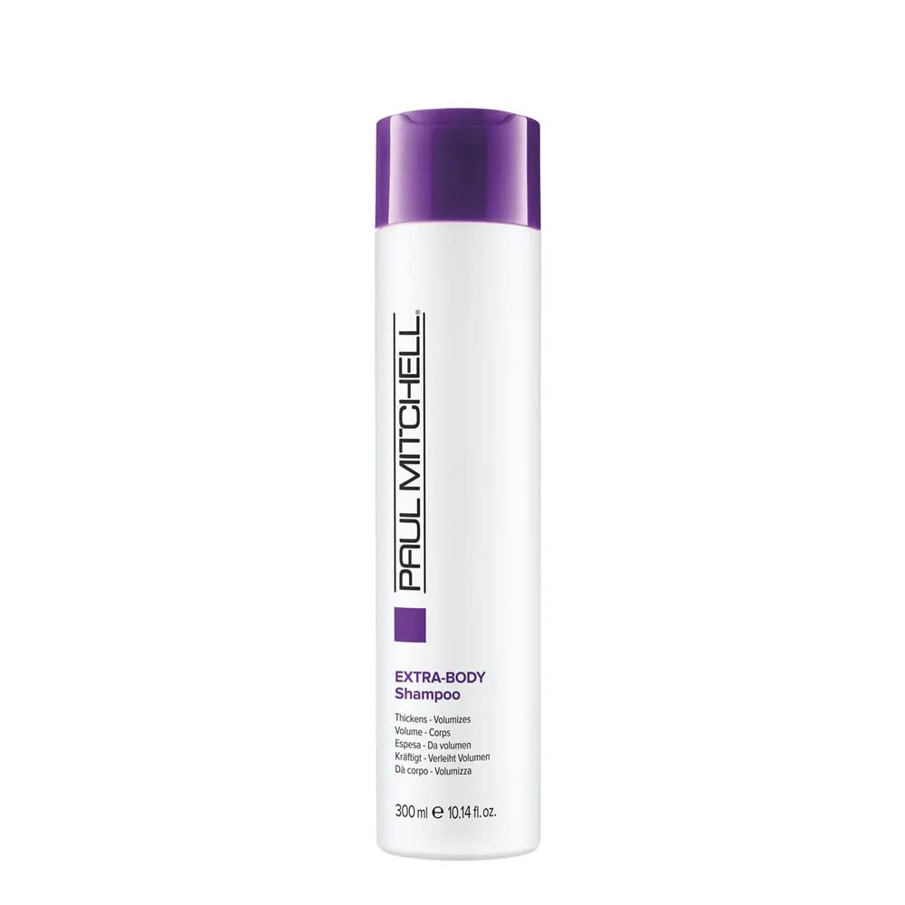 Paul Mitchell Extra-Body Shampoo, Thickens + Volumizes, For Fine Hair, 10.14 fl. oz.
