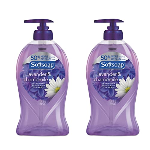 Softsoap Liquid Hand Soap Anit-bacterial - Lavender and Chamomile Pump, 11.25 Fl oz (Pack of 2)