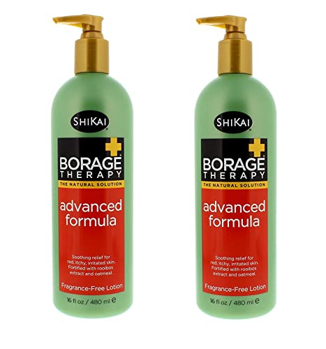 2 Pack of Shikai Products Borage Therapy Advanced Formula Lotion - 16 Fl oz.