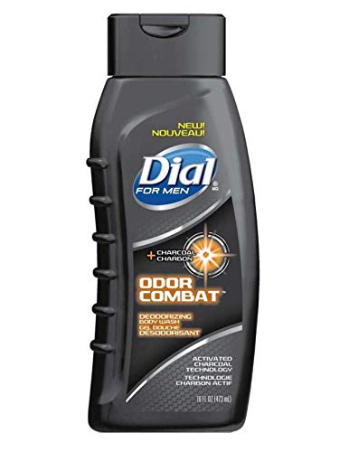 Dial For Men Body Wash Odor Combat 16 Ounce (473ml) (3 Pack)
