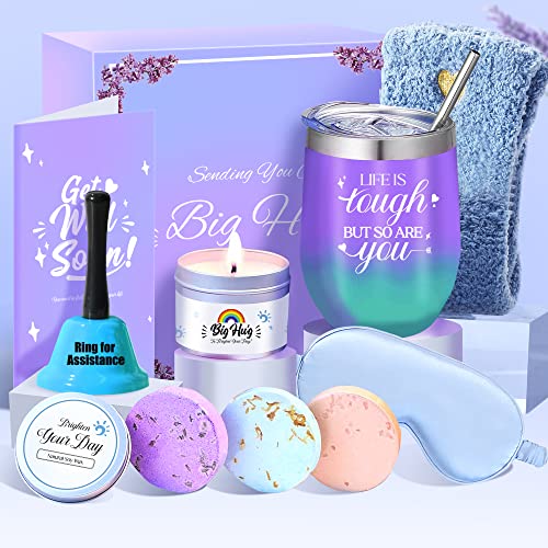 Loncaster Get Well Soon Gifts Care Package for Women Sick Friends, Sending Hugs Gifts for Her, After Surgery Feel Better Gifts Thinking of You Gifts for Women Cheer Up Gifts
