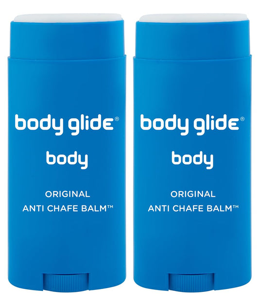 Body Glide Original Anti Chafe Balm | Anti Chafing Stick | Prevent Arm, Chest, Butt, Thigh, Ball Chafing & Irritation | Trusted Skin Protection Since 1996 |2.5oz-2pk