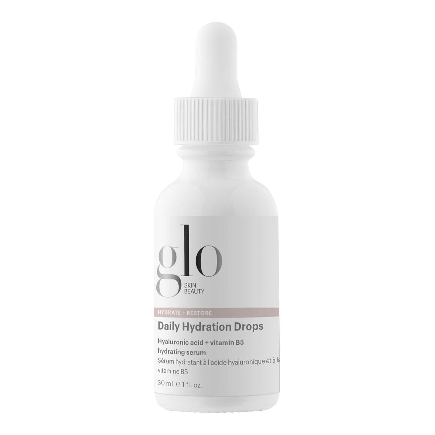 Glo Skin Beauty Daily Hydration Drops - Hyaluronic Acid & Vitamin B5 Hydrating Face Serum