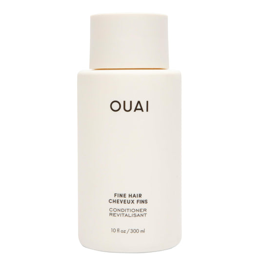 OUAI Fine Hair Conditioner-Volumizing Conditioner for Fine Hair Made with Keratin, Biotin and Chia Seed Oil - Adds Softness, Bounce and Volume - Free from Parabens, Sulfates, and Phthalates (10 oz)
