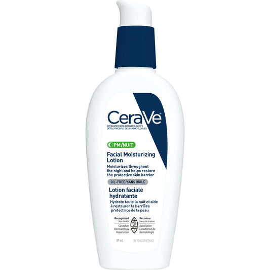 CeraVe Facial Moisturizing Night Lotion Hyalurionic Acid Ceramides 89ml NEW
