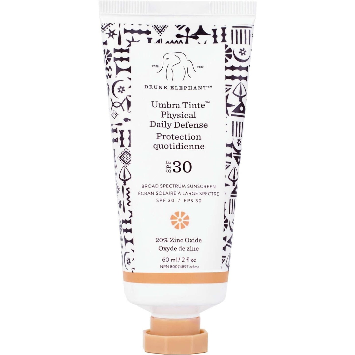 Drunk Elephant Umbra Tinte Physical Daily Defense Sunscreen SPF30 UVA 60ml NEW