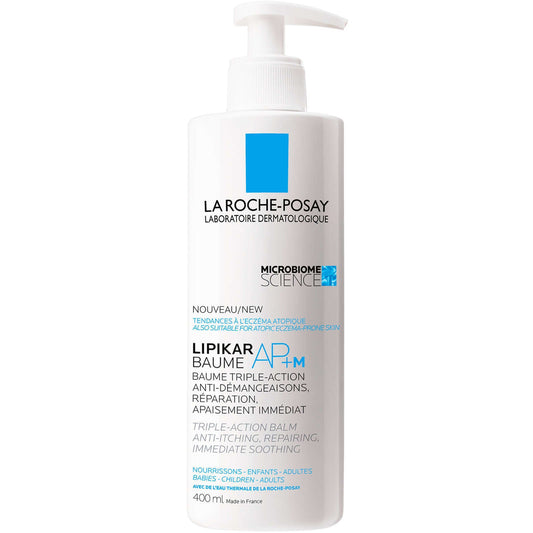 La Roche-Posay Lipikar Baume AP+M Triple Action Body Lotion Balm Dry 400ml NEW