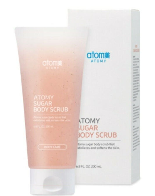 Atomy Sugar Body Scrub Clean Sebum Massage Moisturize Skin Home Spa 6.8 floz NEW