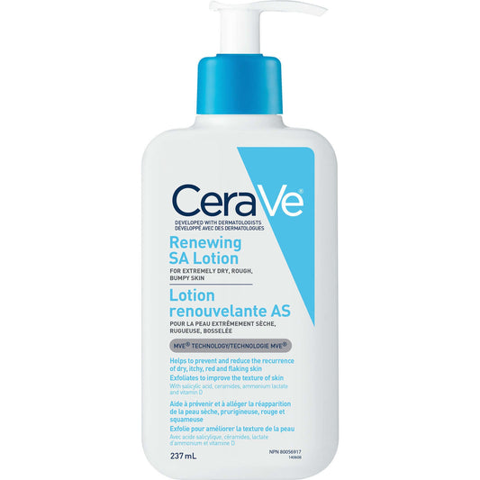 CeraVe Salicylic Acid Lotion Rough Bumpy Skin Vitamin D Hyaluronic 237ml NEW