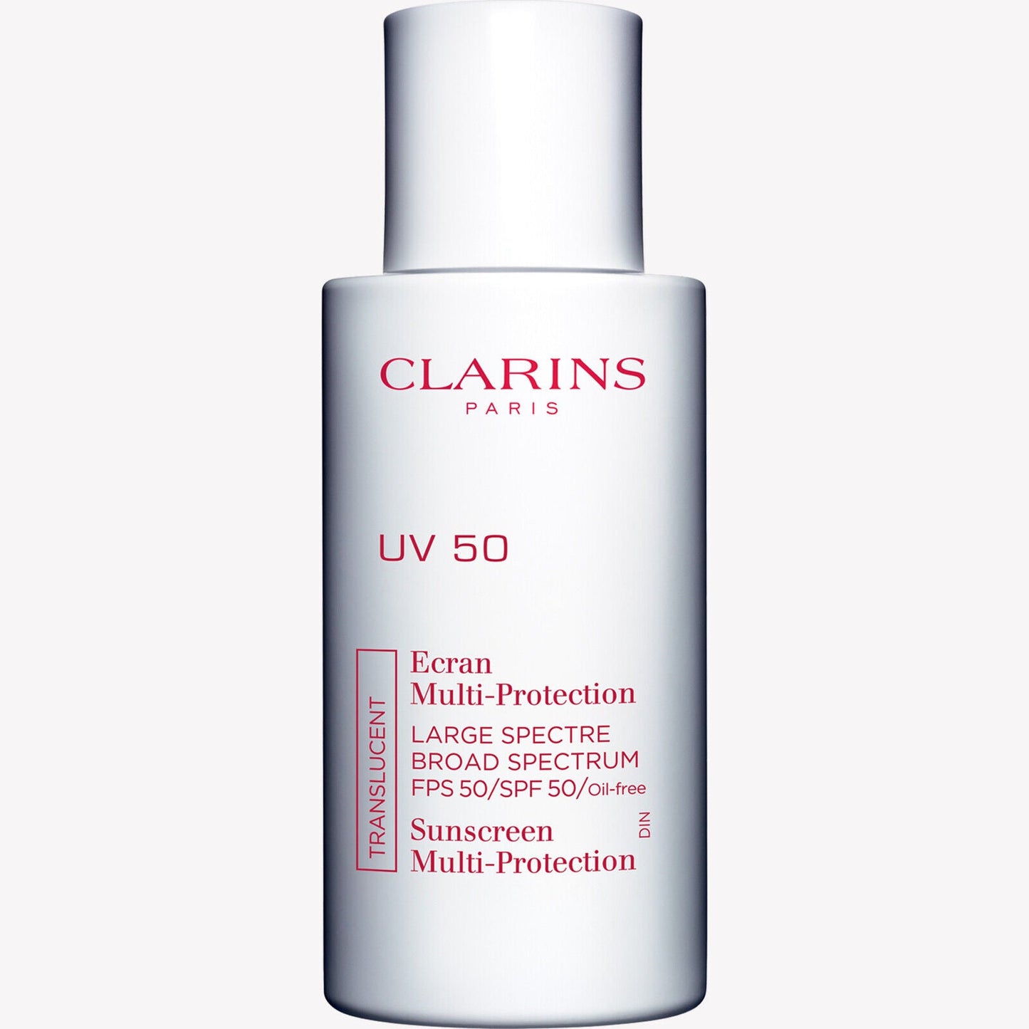 Clarins UV 50 Sunscreen Multi-Protection Effective Radicals Invisible 50ml NEW