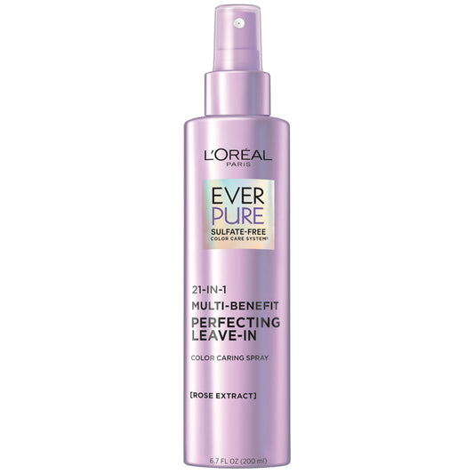 L’Oréal Paris 21-in-1 Leave In Conditioner Spray, Sulfate Free, Vegan, EverPure 6.8 fl oz - packaging may vary