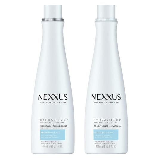 Nexxus Hydralight Shampoo And Conditioner For Oily Hair Hydra-Light Hair Care System Formulated With Proteinfusion Blend 13.5oz 2 Count