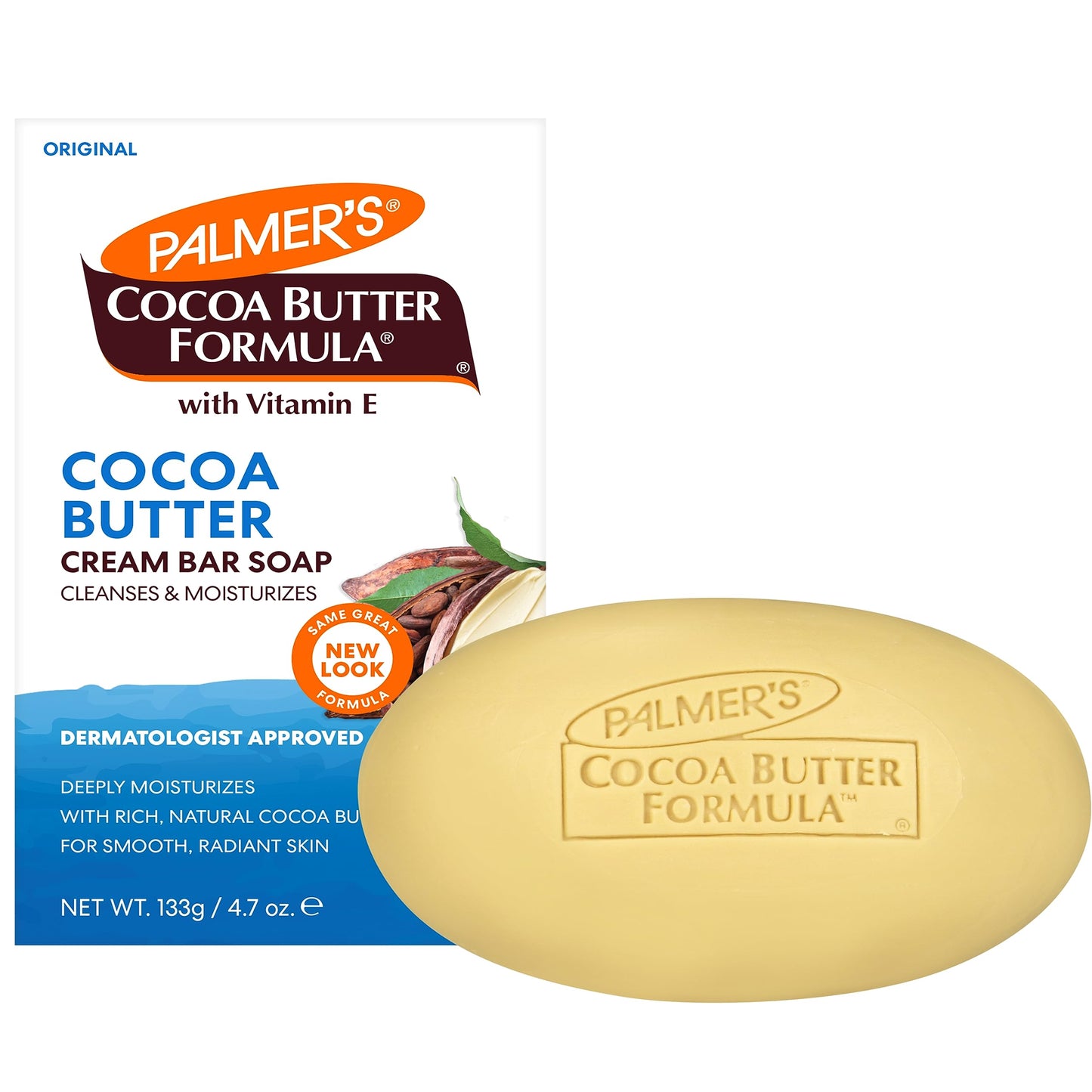 Palmer’s Cocoa Butter Formula with Vitamin E Daily Skin Therapy Formula Cream Soap, 3.5 Ounces (Pack of 12)