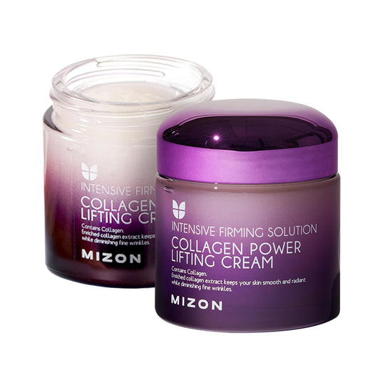 MIZON Collagen Power Lifting Cream, Face Moisturizer, Day and Night Cream, Facial Cream to Smooth Wrinkles, Non-Greasy and Non-sticky Formula, Lifting and Tightening (2.53 fl. oz.)