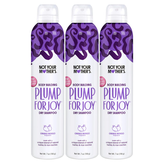 Not Your Mother's Plump for Joy Dry Shampoo (3-Pack) - 7 oz - Dry Shampoo for Ultimate Hair Oil Absorption - For All Hair Types
