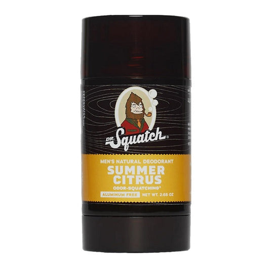 Dr. Squatch Men's Natural Deodorant Summer Citrus 2.65oz (75g)