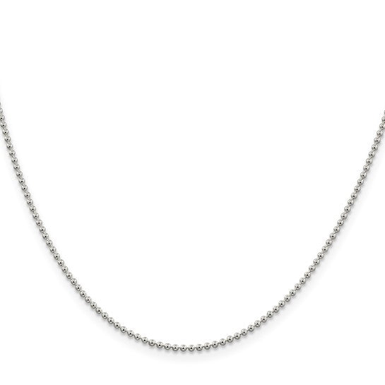 Bead Chain in Sterling Silver | 1.5mm