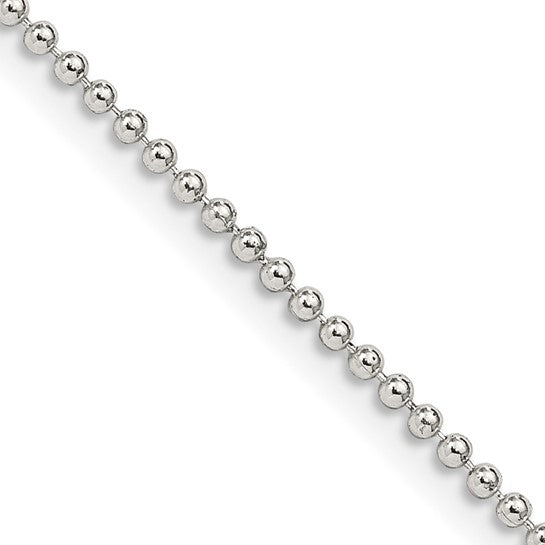 Bead Chain in Sterling Silver | 1.5mm