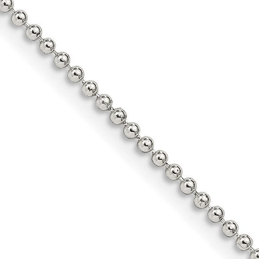 Bead Chain in Sterling Silver | 1.5mm